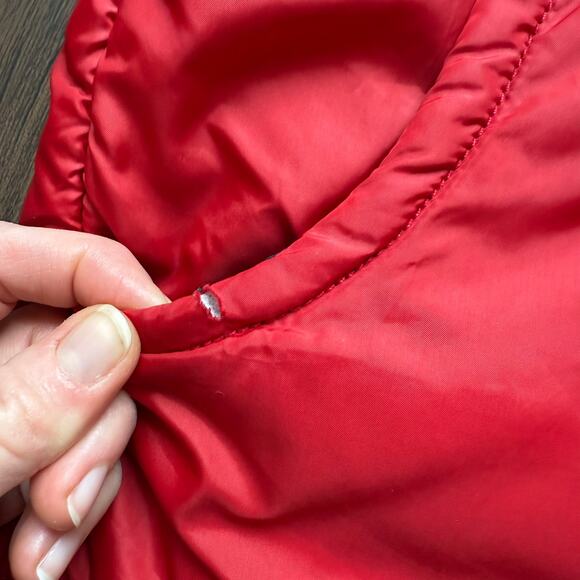 Polo Jeans Co Ralph Lauren Red Puffer Vest Women’s Medium 90s Y2K - Picture 8 of 12